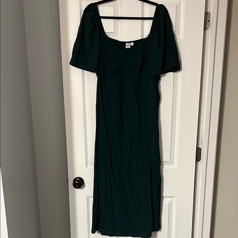 GAP Dark Green Maxi Dress